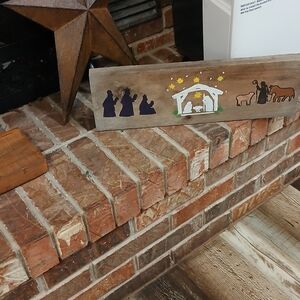 Rustic Nativity Scene Wall Decor